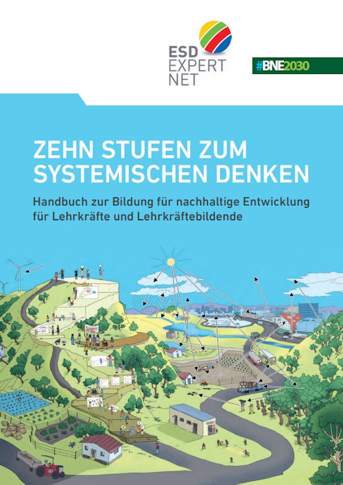 Cover des Bildungsmaterials Zehn Stufen zum Systemischen Denken